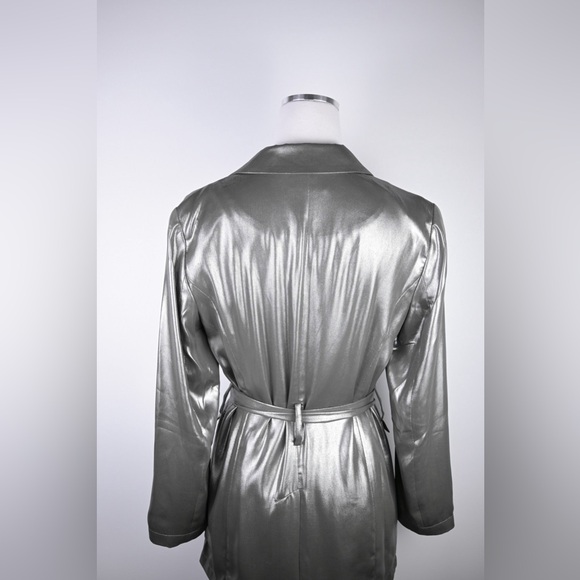 Maeve by Anthropologie Longline Metallic Blazer - Picture 8 of 8